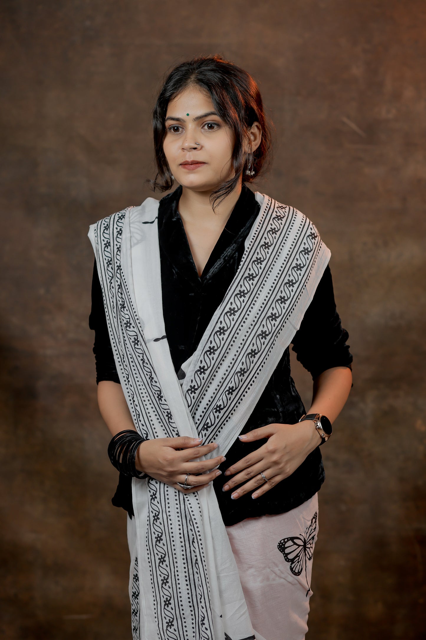 Chap Kali – Jaipur Handblock Print Saree