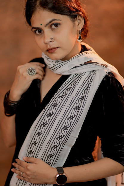 Chap Kali – Jaipur Handblock Print Saree