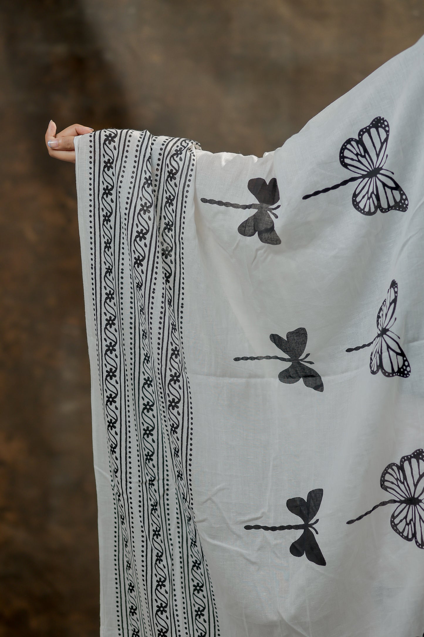 Chap Kali – Jaipur Handblock Print Saree