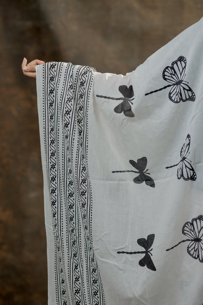 Chap Kali – Jaipur Handblock Print Saree