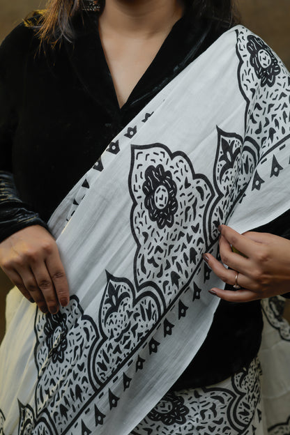 Rangika – Jaipur Handblock Print Saree