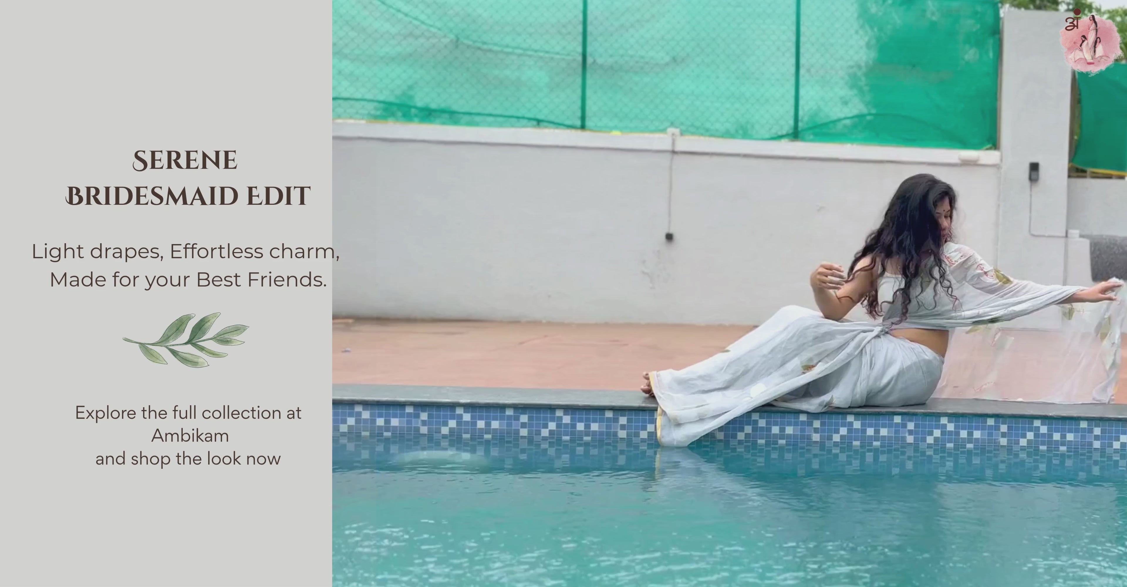 Load video: Hand Painted Saree